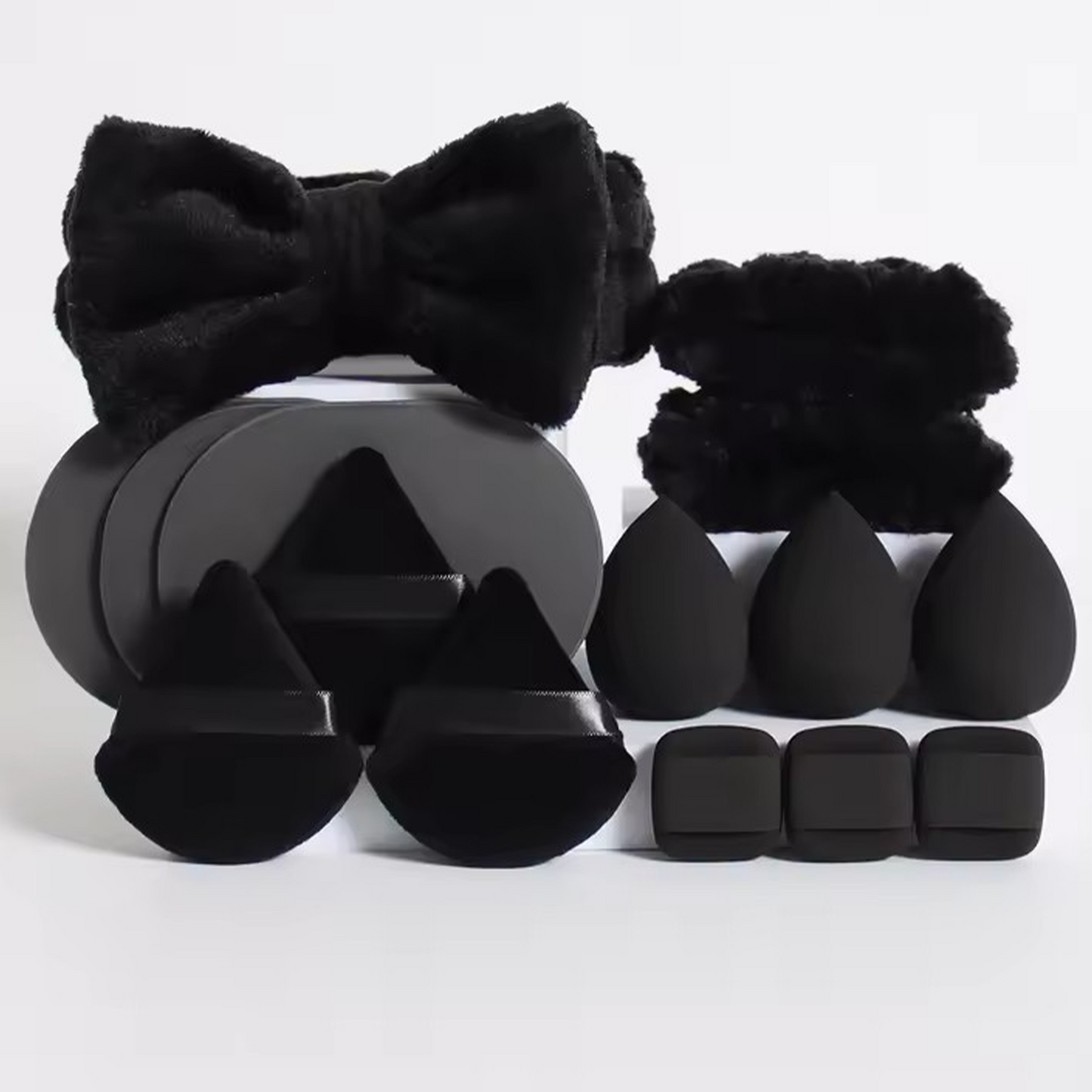 Glow Cosmo 15PCS Makeup Sponge & Accessories Set