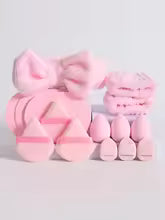 Glow Cosmo 15PCS Makeup Sponge & Accessories Set