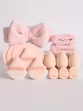 Glow Cosmo 15PCS Makeup Sponge & Accessories Set
